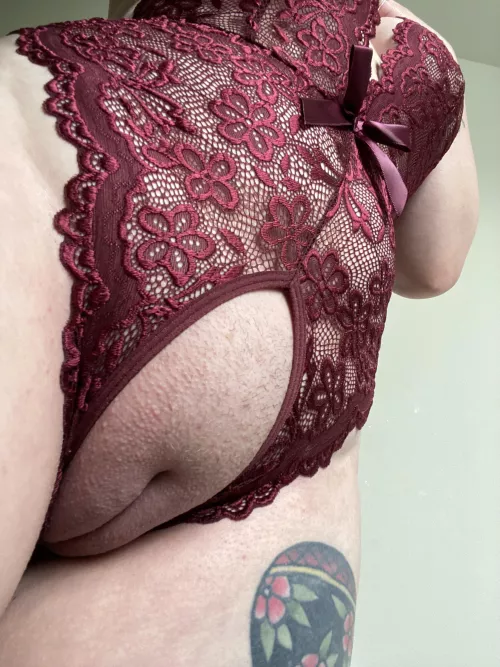 Love a good crotchless teddy