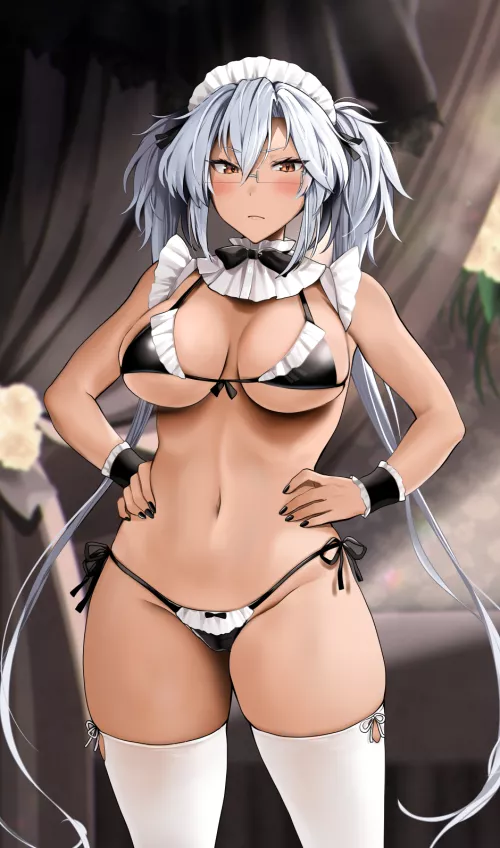 Maid bikini Musashi [Kancolle]