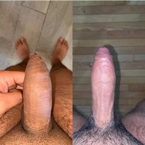 My grower more then doubles in size :)