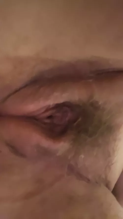 My little gape after pumping in the bath