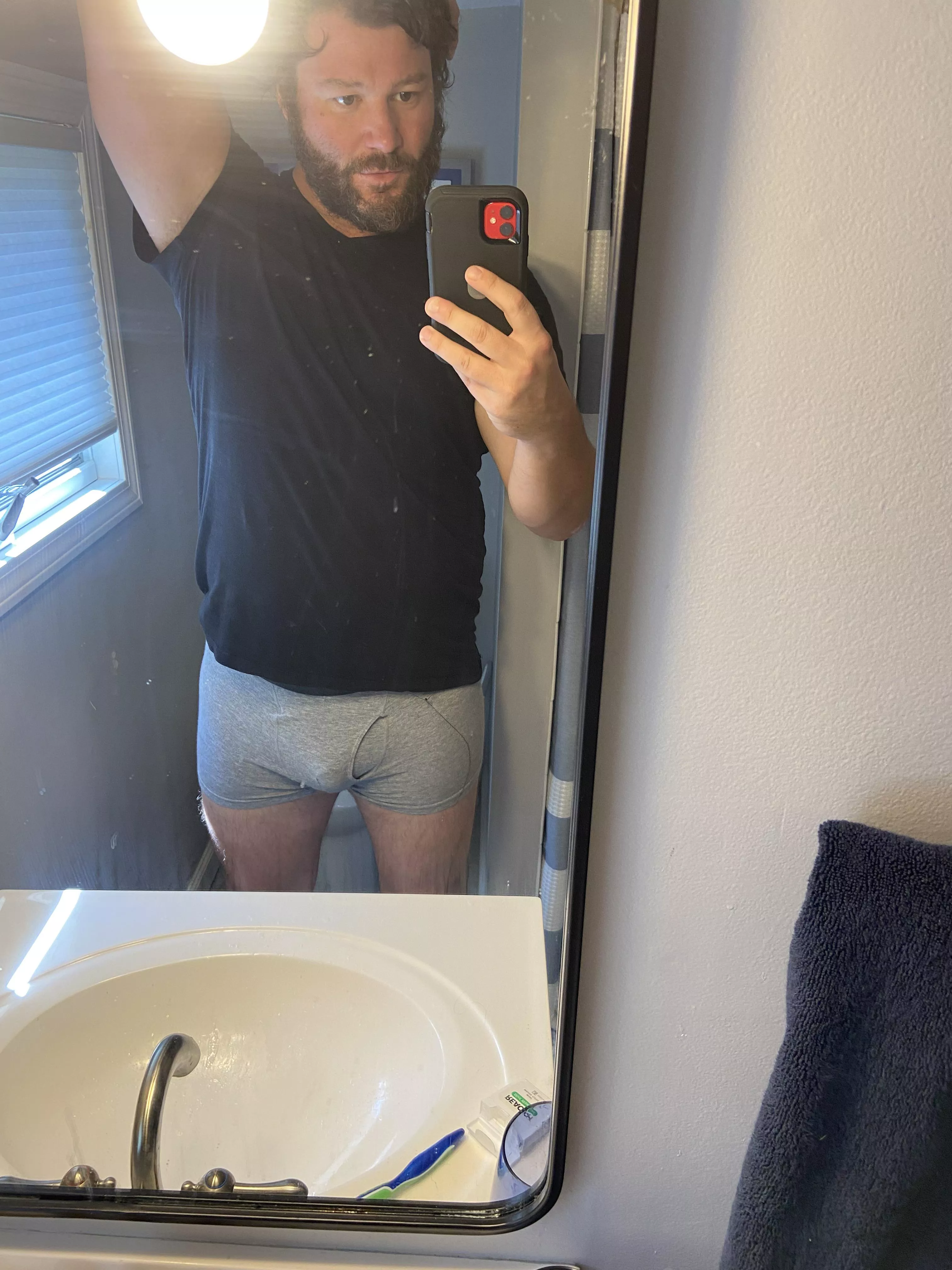 My soft cock feels snug rn