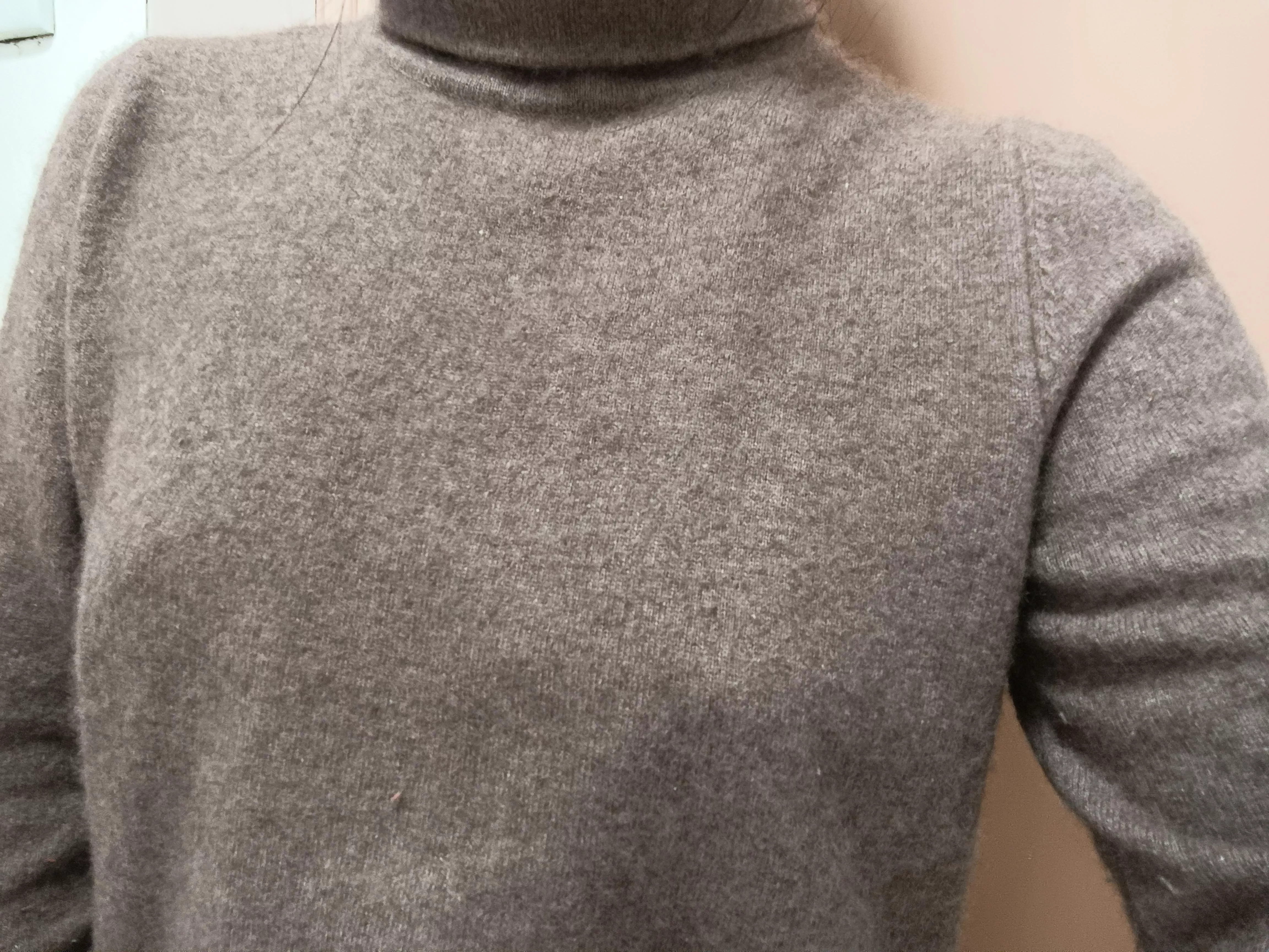 No bra under the sweater