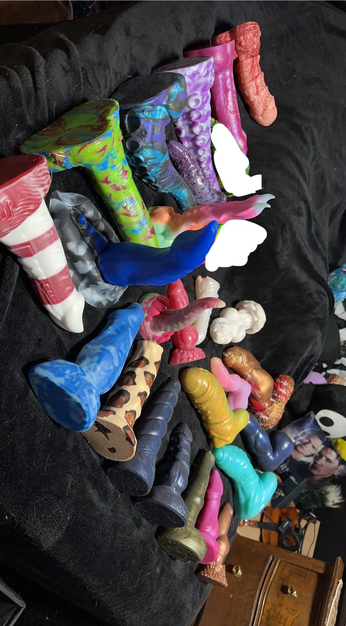 Ok third time is the charm trying to report my collection (just dildos as my bondage gear post is not accepted either)