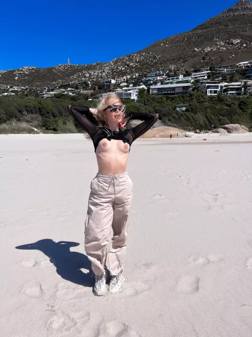 On the Africa’s beach