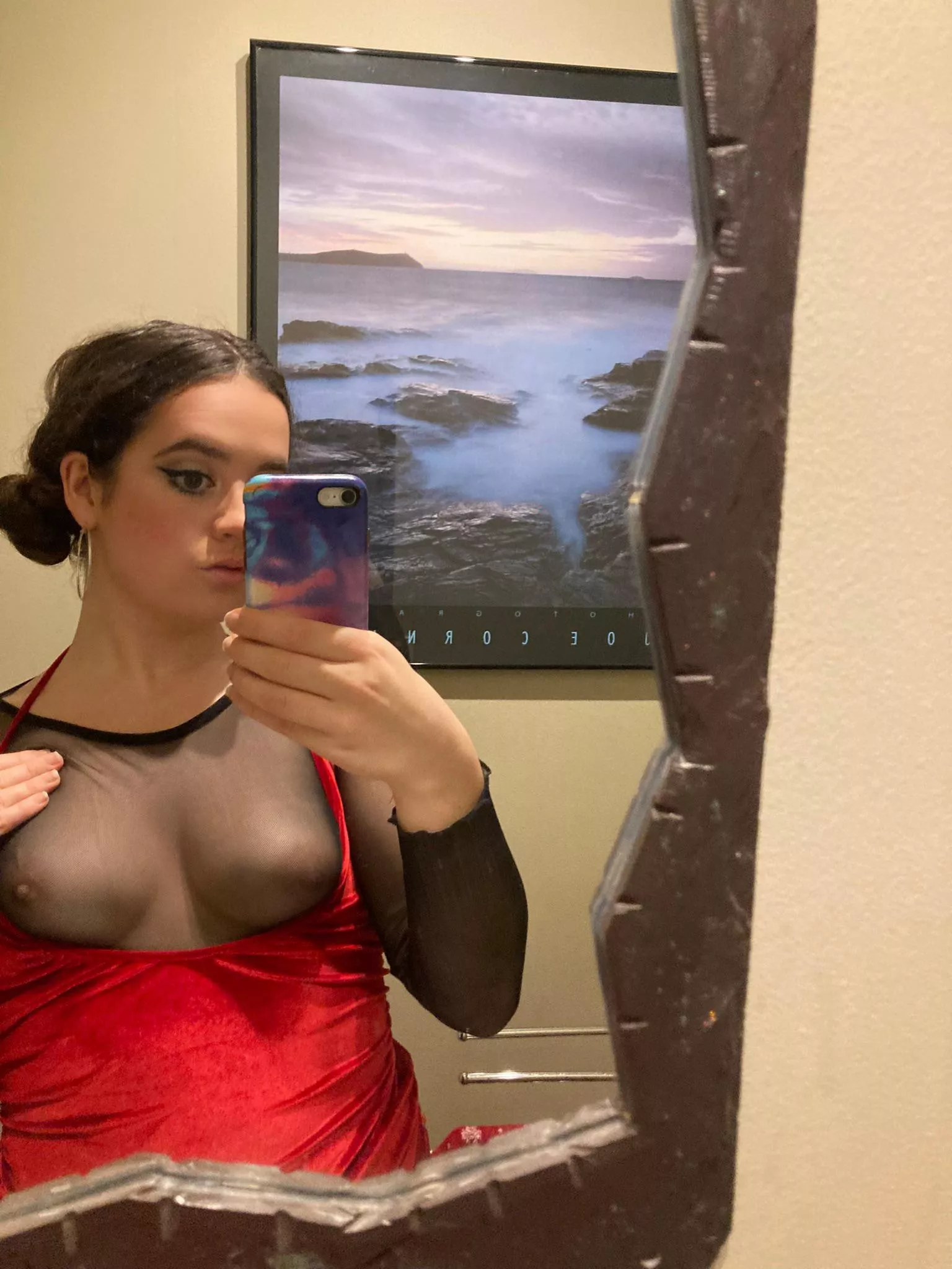 Oopsie I forgot mesh is see thru