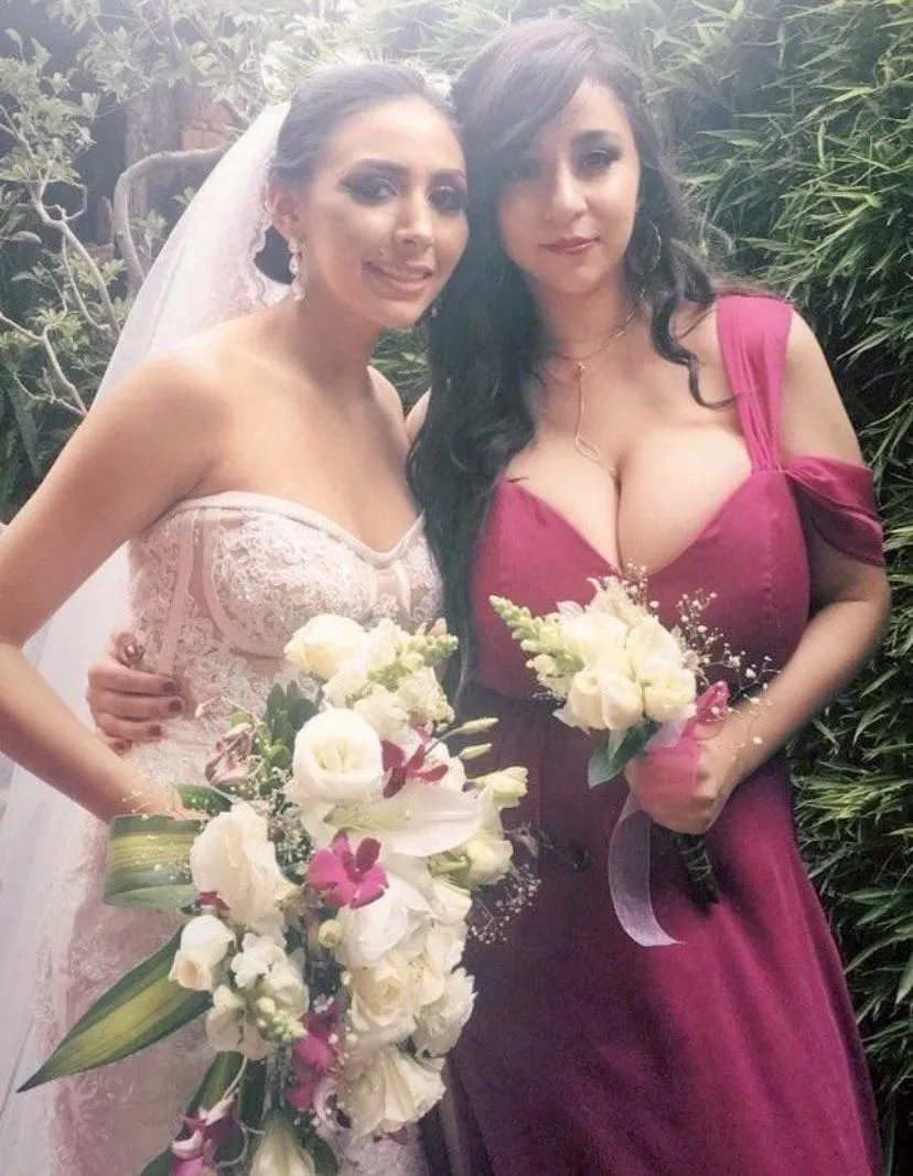 Outshining the bride…