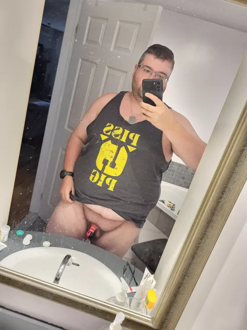 Piss pig! Found that tank top on Etsy!
