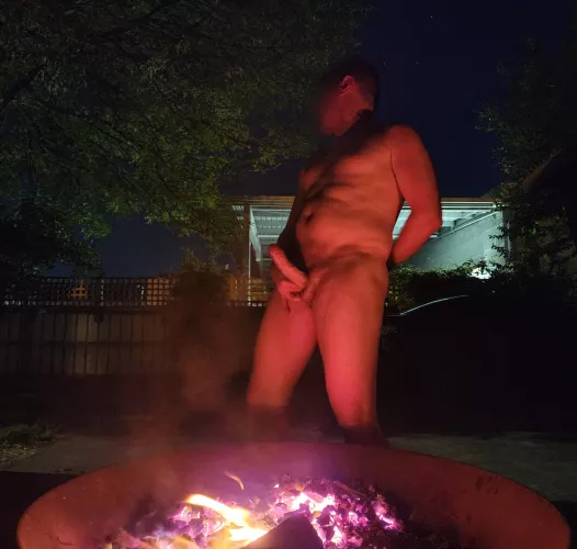 Putting on a fire show for the neighbours lastnight!