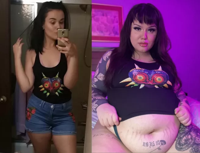 RIP my flat belly. You will not be missed.