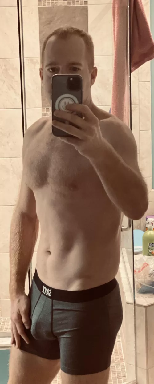 Saxx boxer briefs are so comfortable.