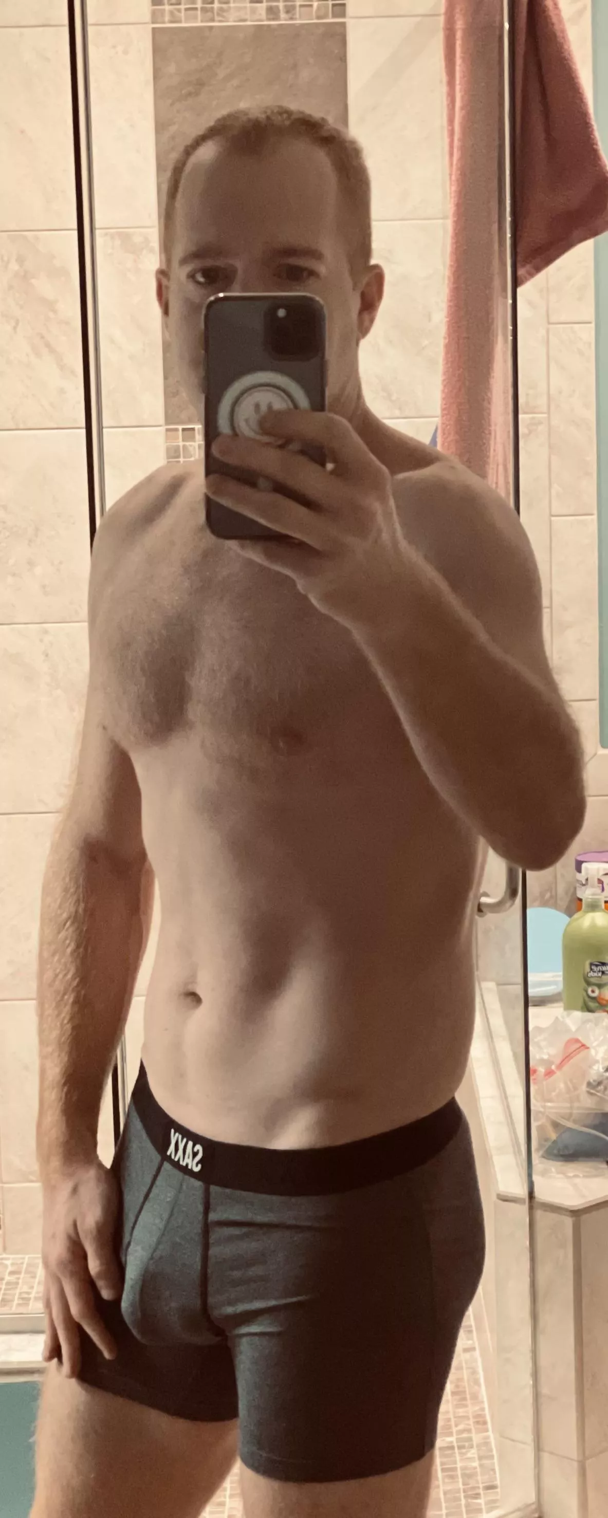 Saxx boxer briefs are so comfortable.