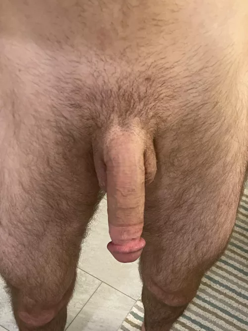 Semi hard cock for you