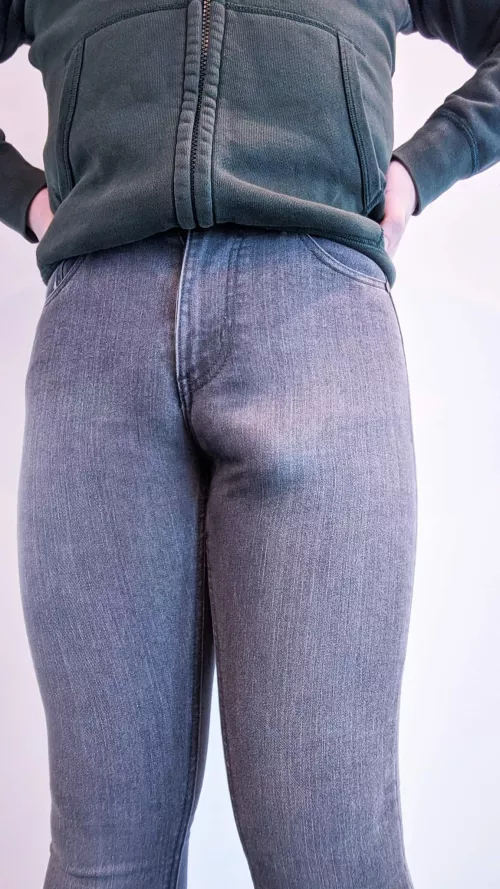 skintight jeans are a boy's best friend