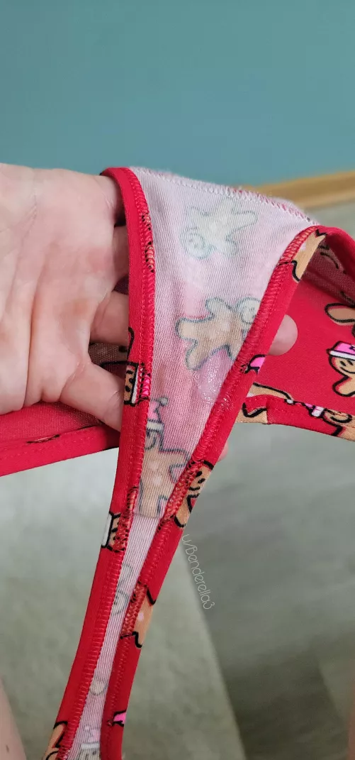 Soaked Through My Gingerbread Man Panties 🍪💦