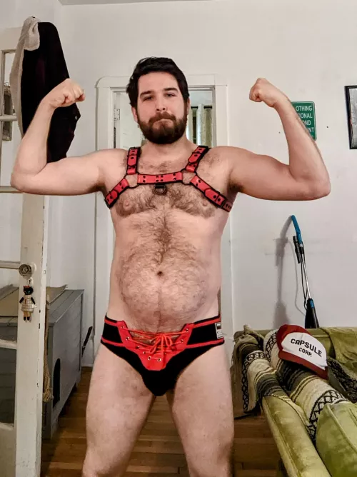 someone said red was a flattering color on me.