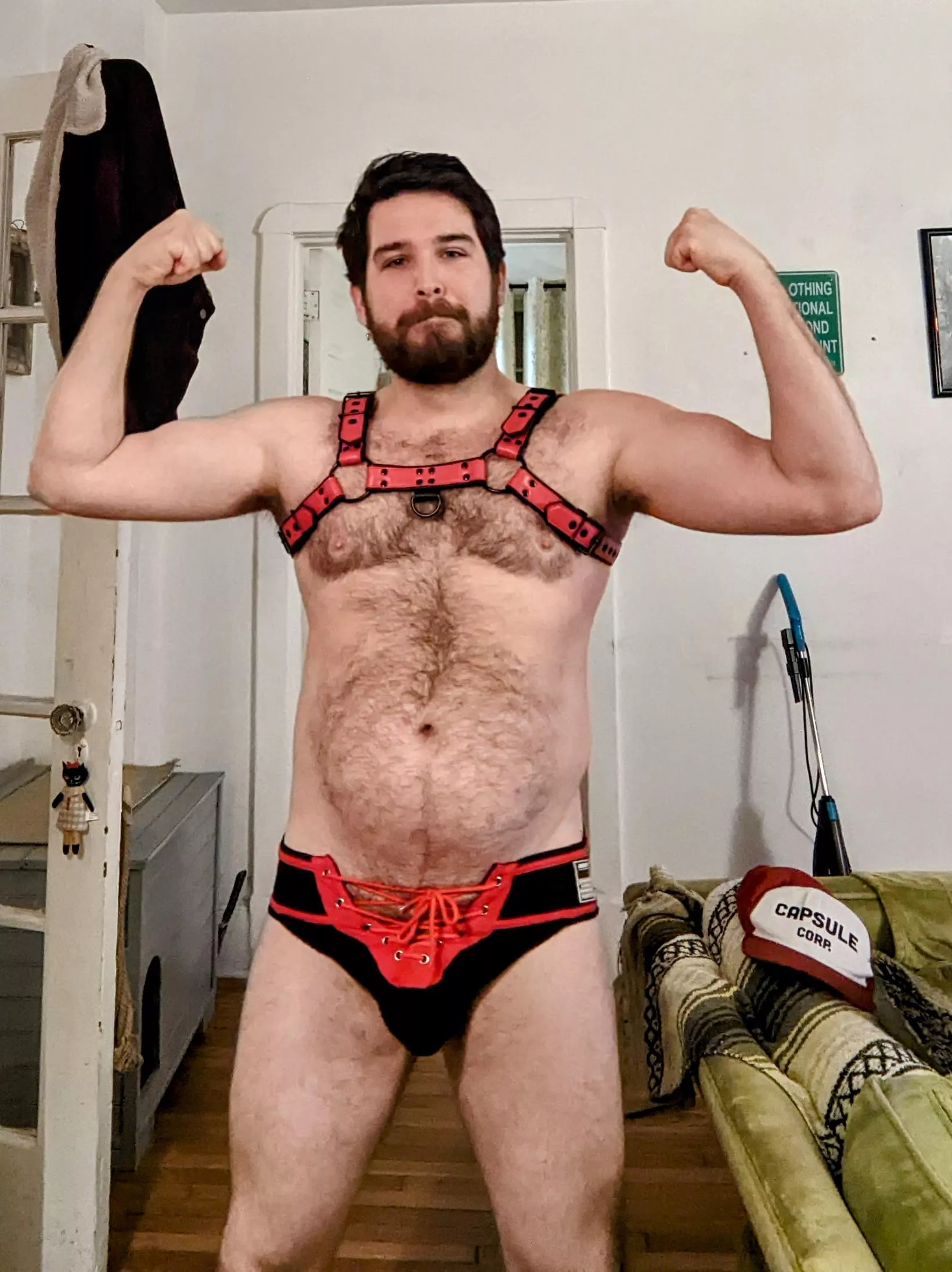 someone said red was a flattering color on me.