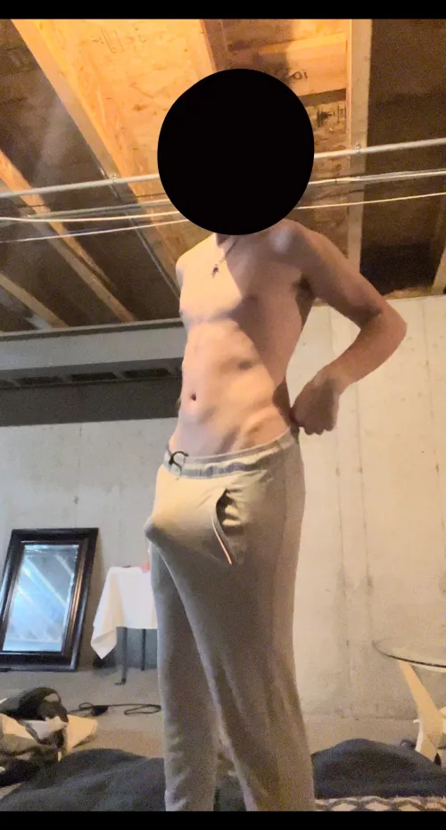 Stretching the pants