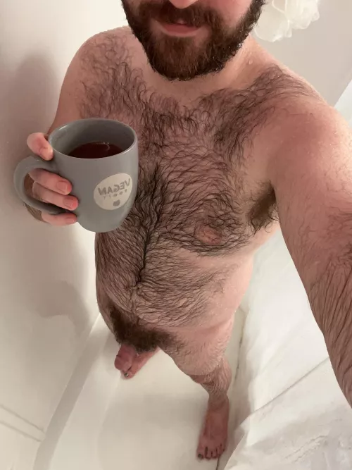 Sunday Morning Coffee in the Shower