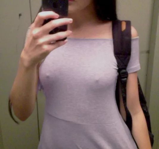 Throwback to when my bra broke and I had to attend lectures without a bra