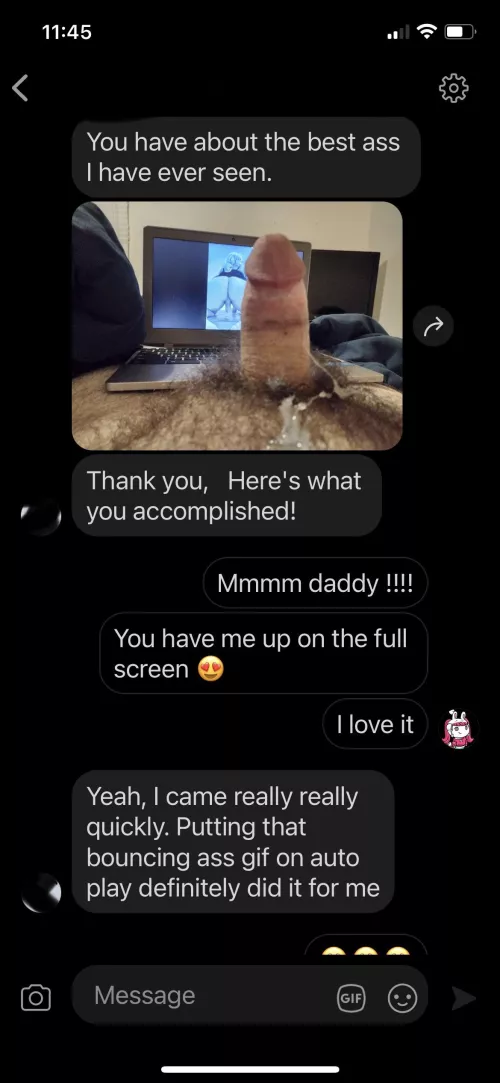 What’s more inspiring than when a fan cums all over to your ass pics🍑🤤!!!