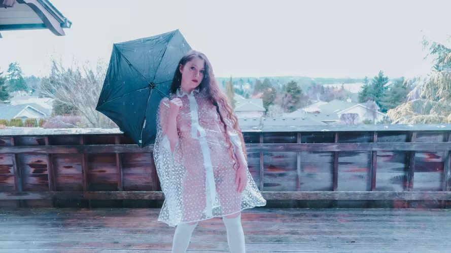 When you're an exhibitionist, this is your rain coat.