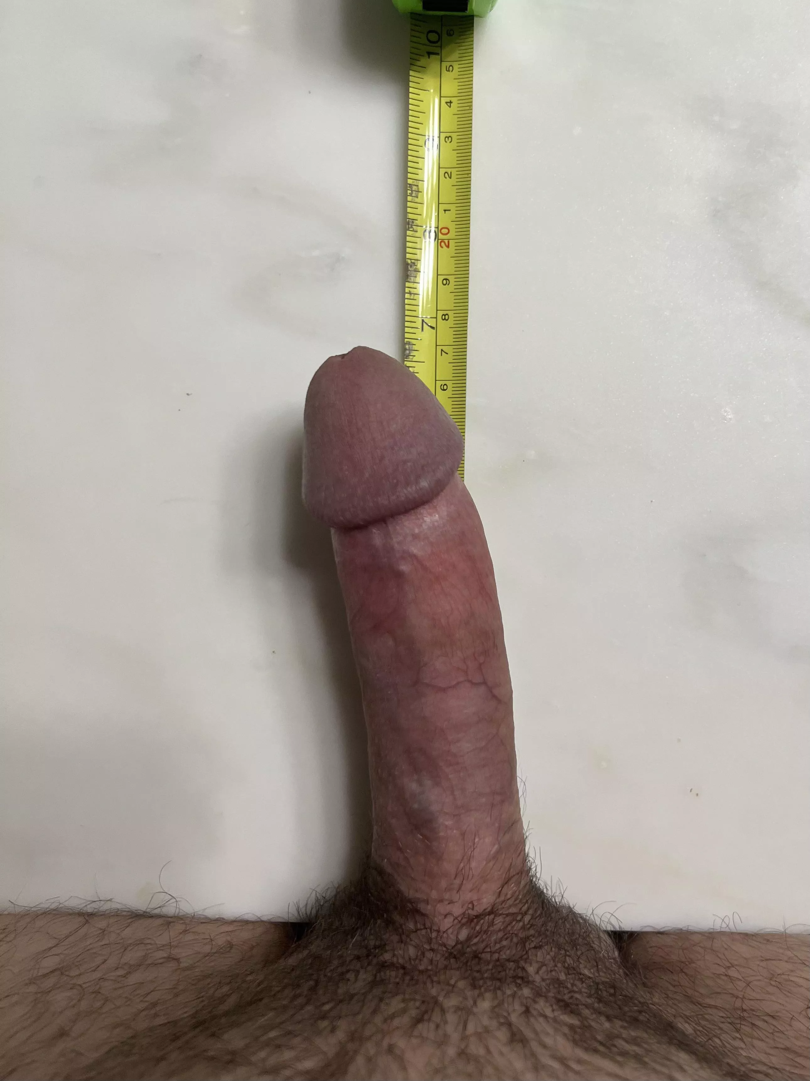 [21yo] Just measured my cock for the first time in a while. What do you think? Close to 7 inches.
