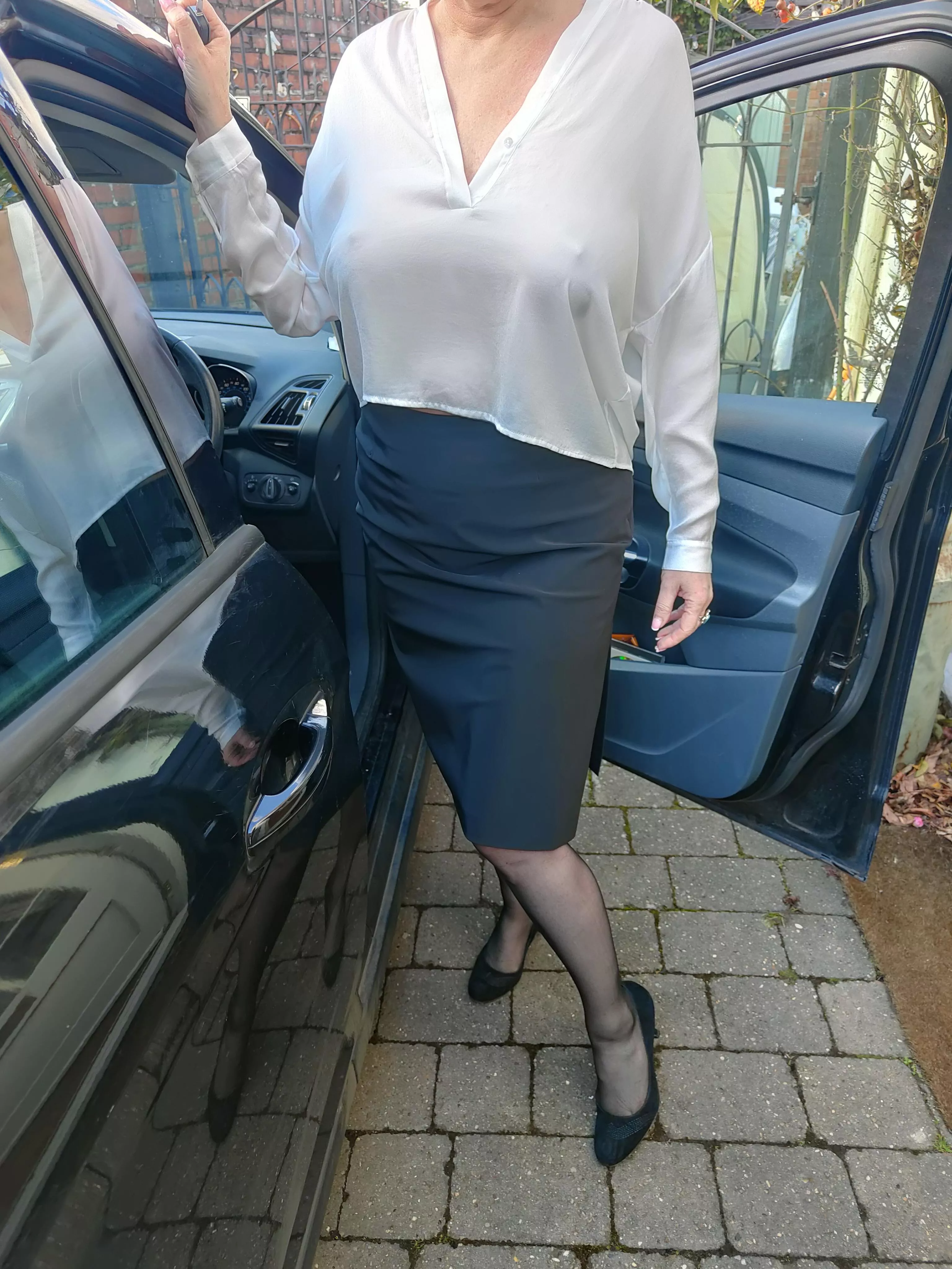 [51F]ound I got more attention that usual when I arrived at work today.