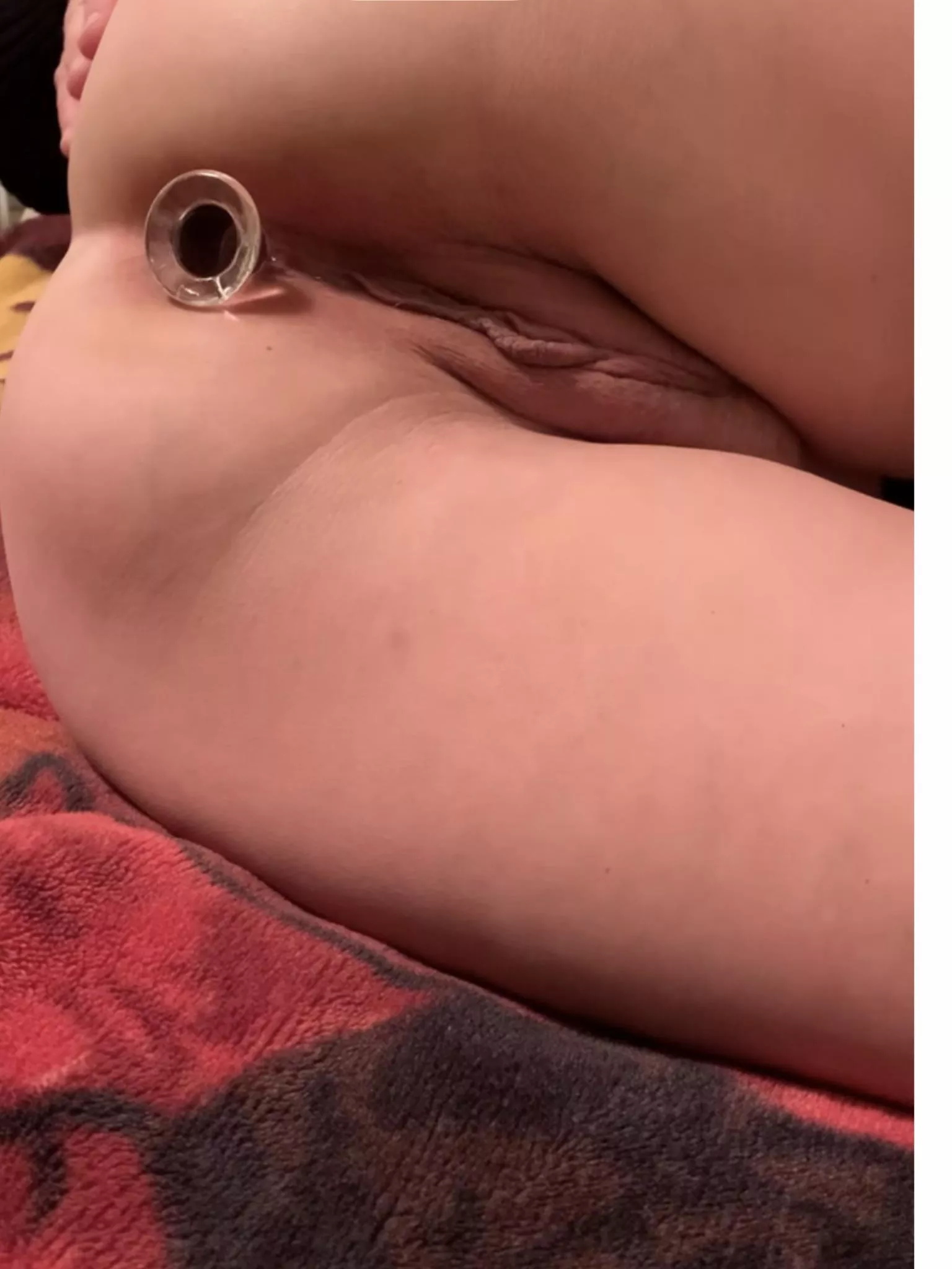 A big glass plug, so nice!