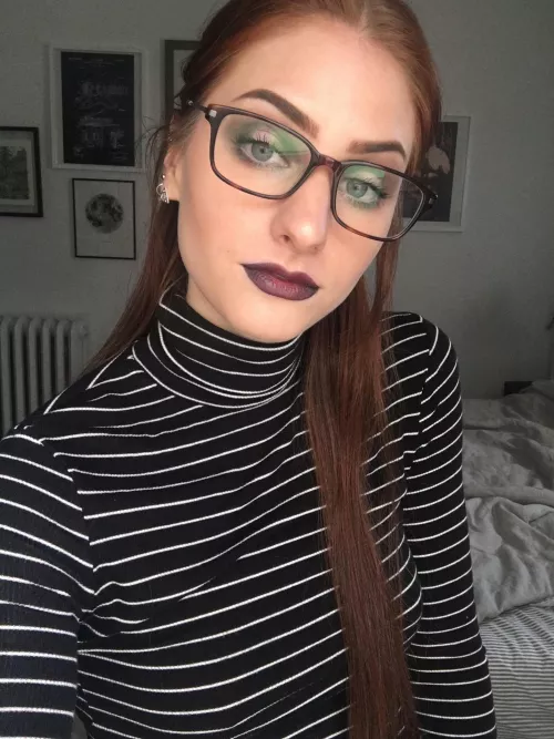 A studious look