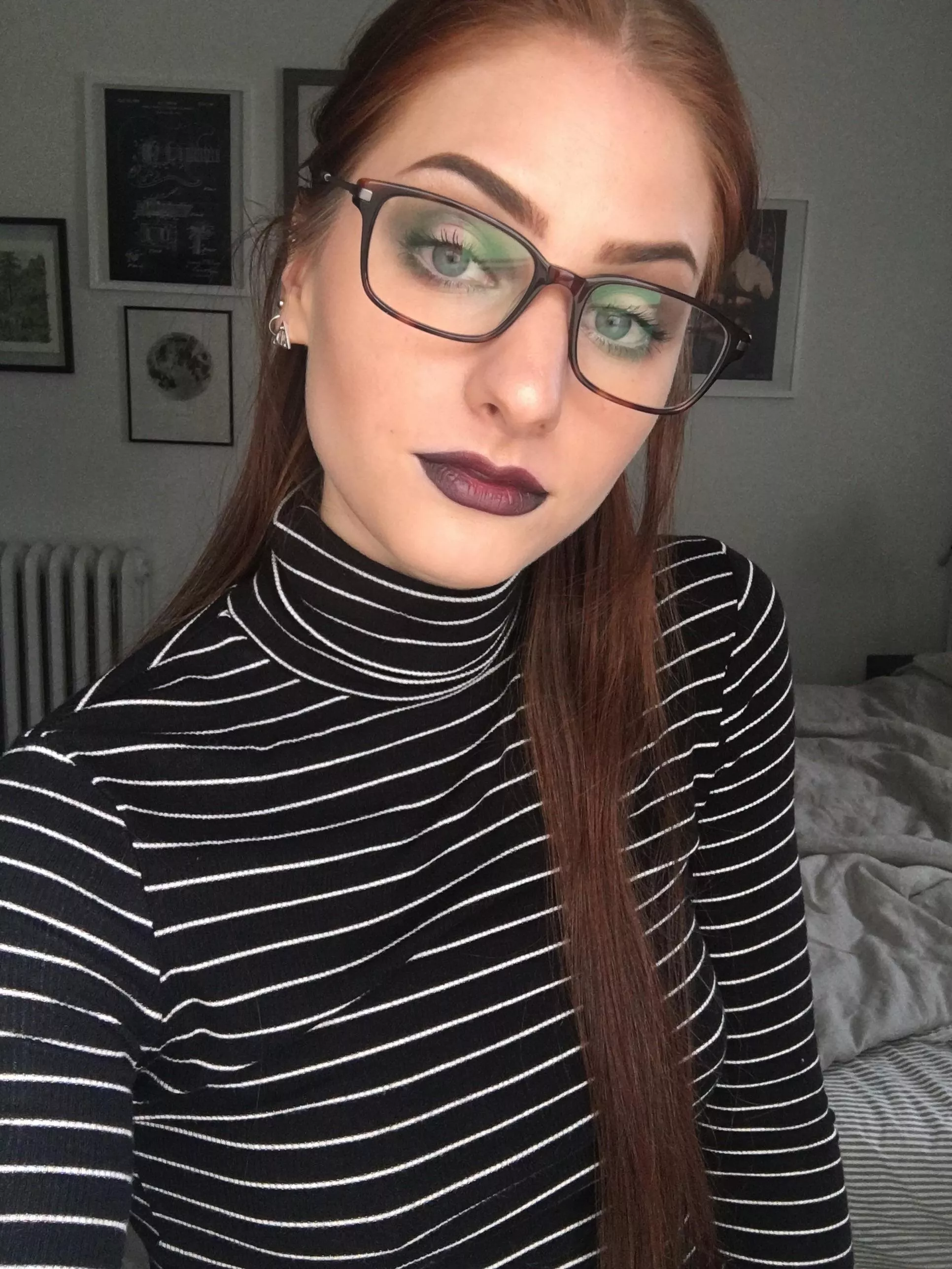 A studious look