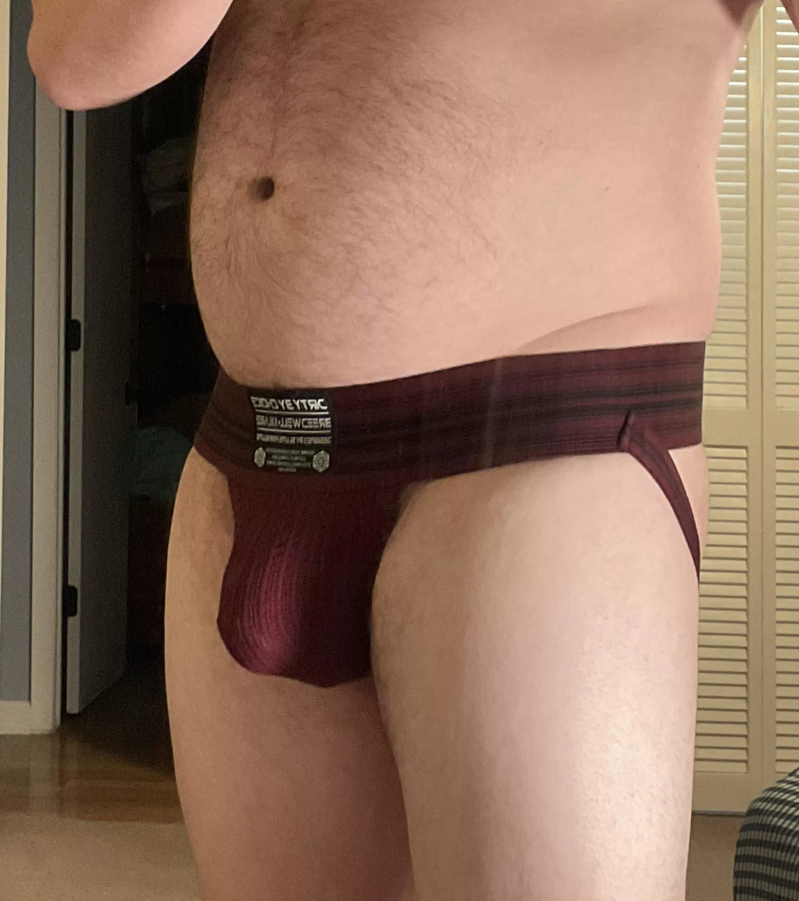 After 8 years of wearing them, my first old school style woven jock