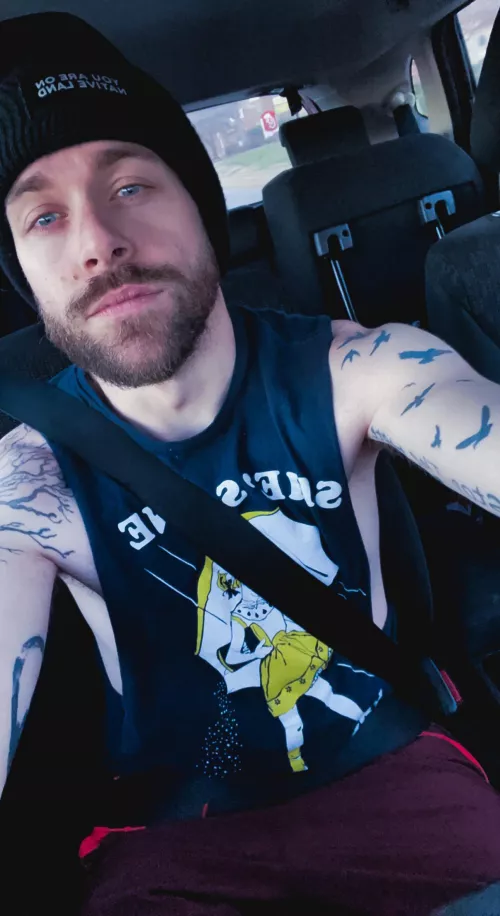 After gym selfie. Started at the gym about four months ago and still have anxiety about it. Hopefully it keeps getting better!