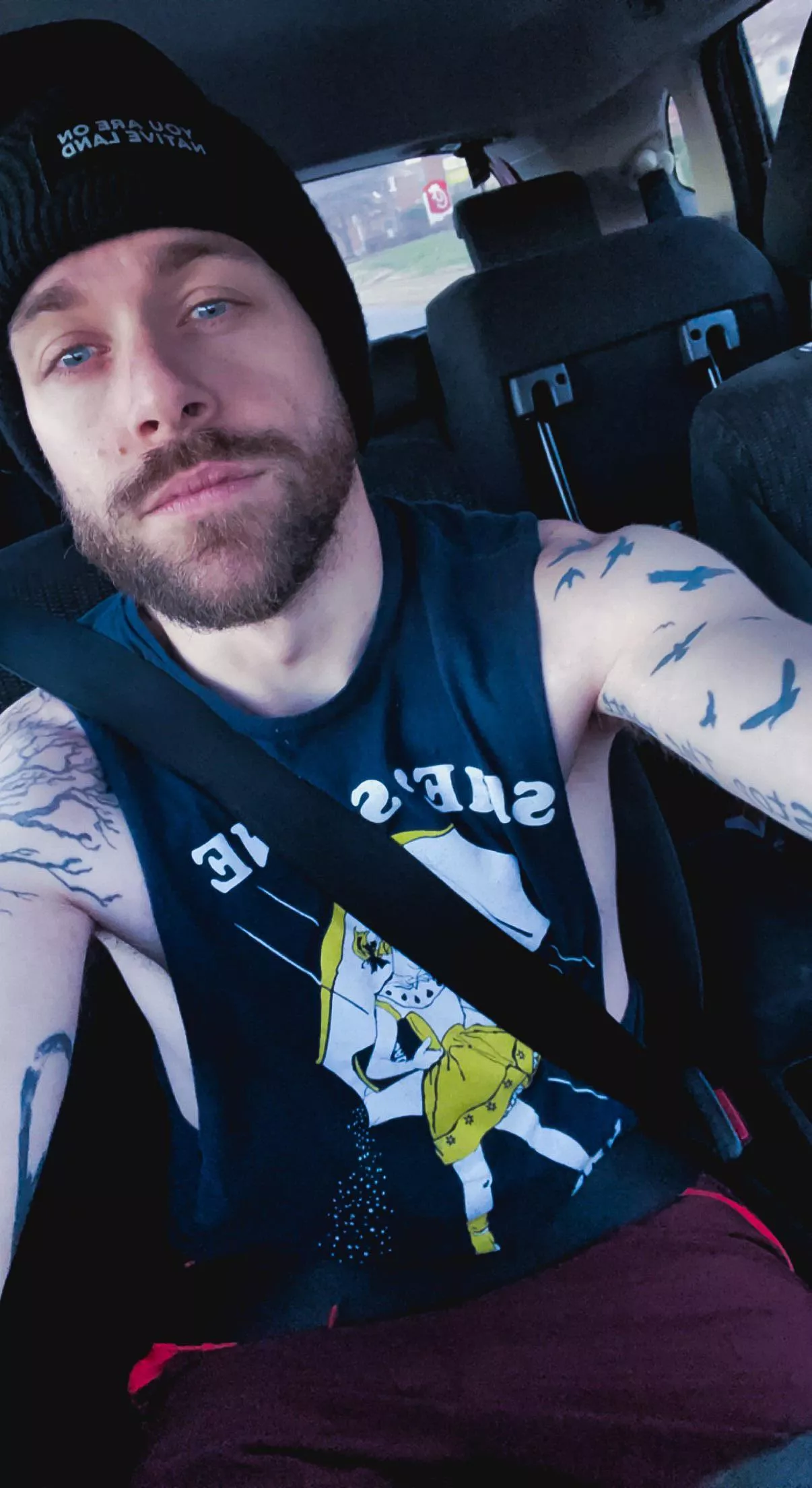 After gym selfie. Started at the gym about four months ago and still have anxiety about it. Hopefully it keeps getting better!