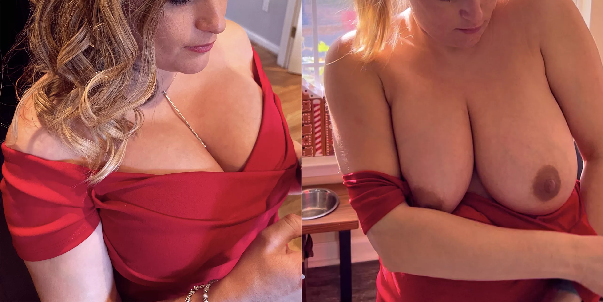 All Smiles When the Dress Comes Off