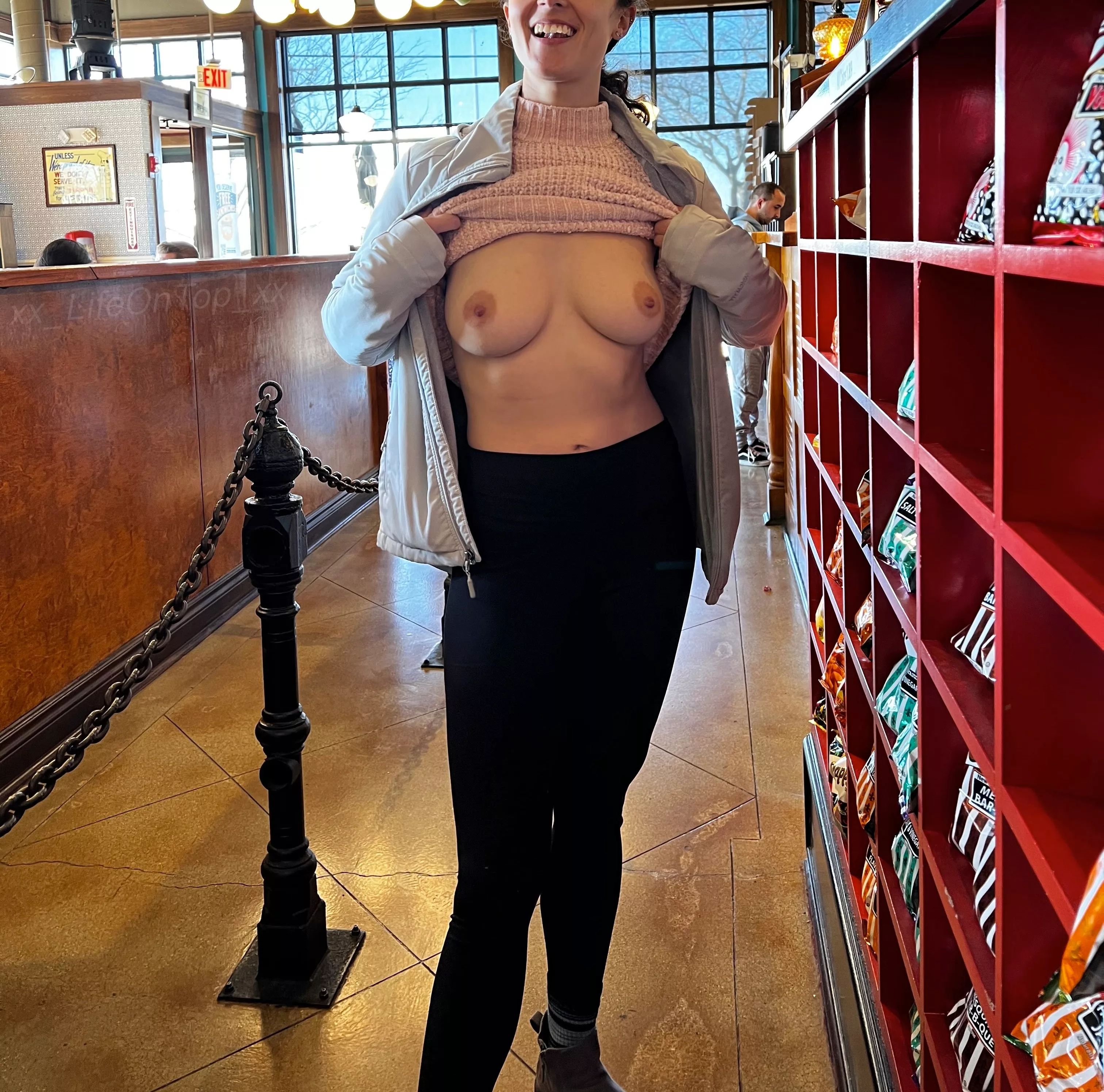 And do you want titties on that sandwich?