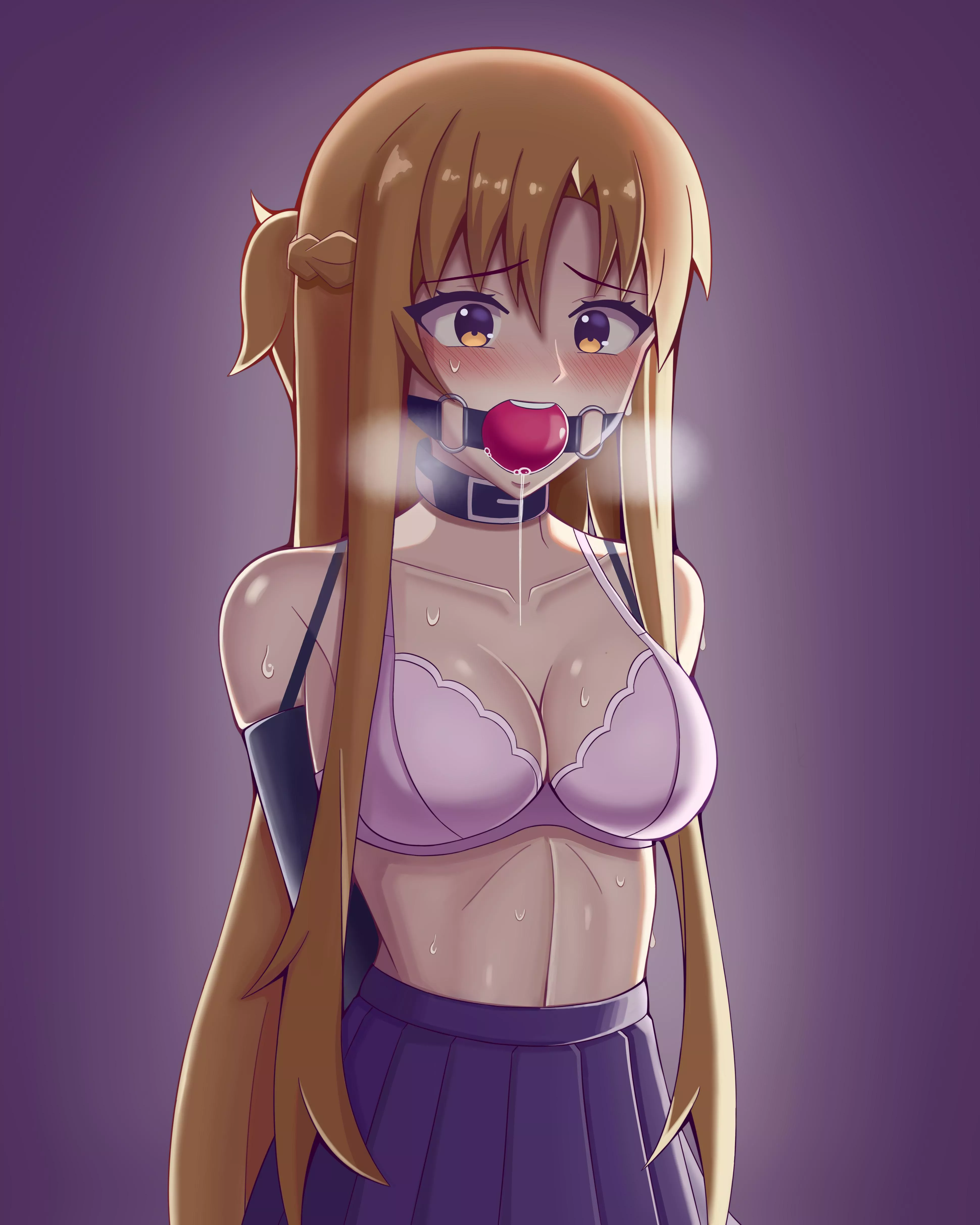 Asuna ballgagged (bonkulus)