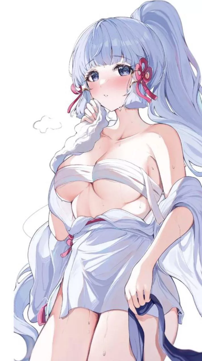 Ayaka giving everyone an amazing view of her gorgeous body