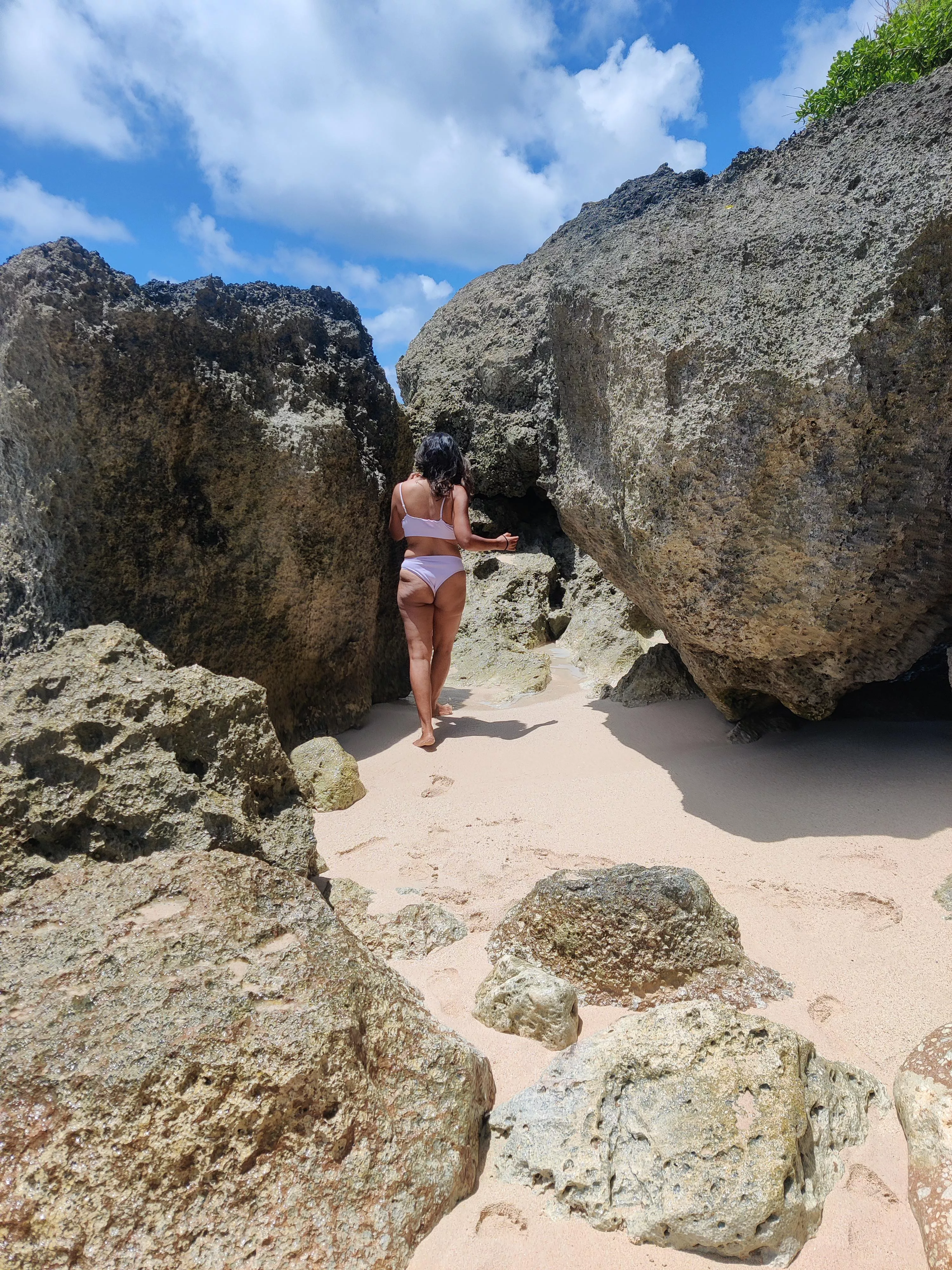 Barely any people on the beach.. you know what that means!!