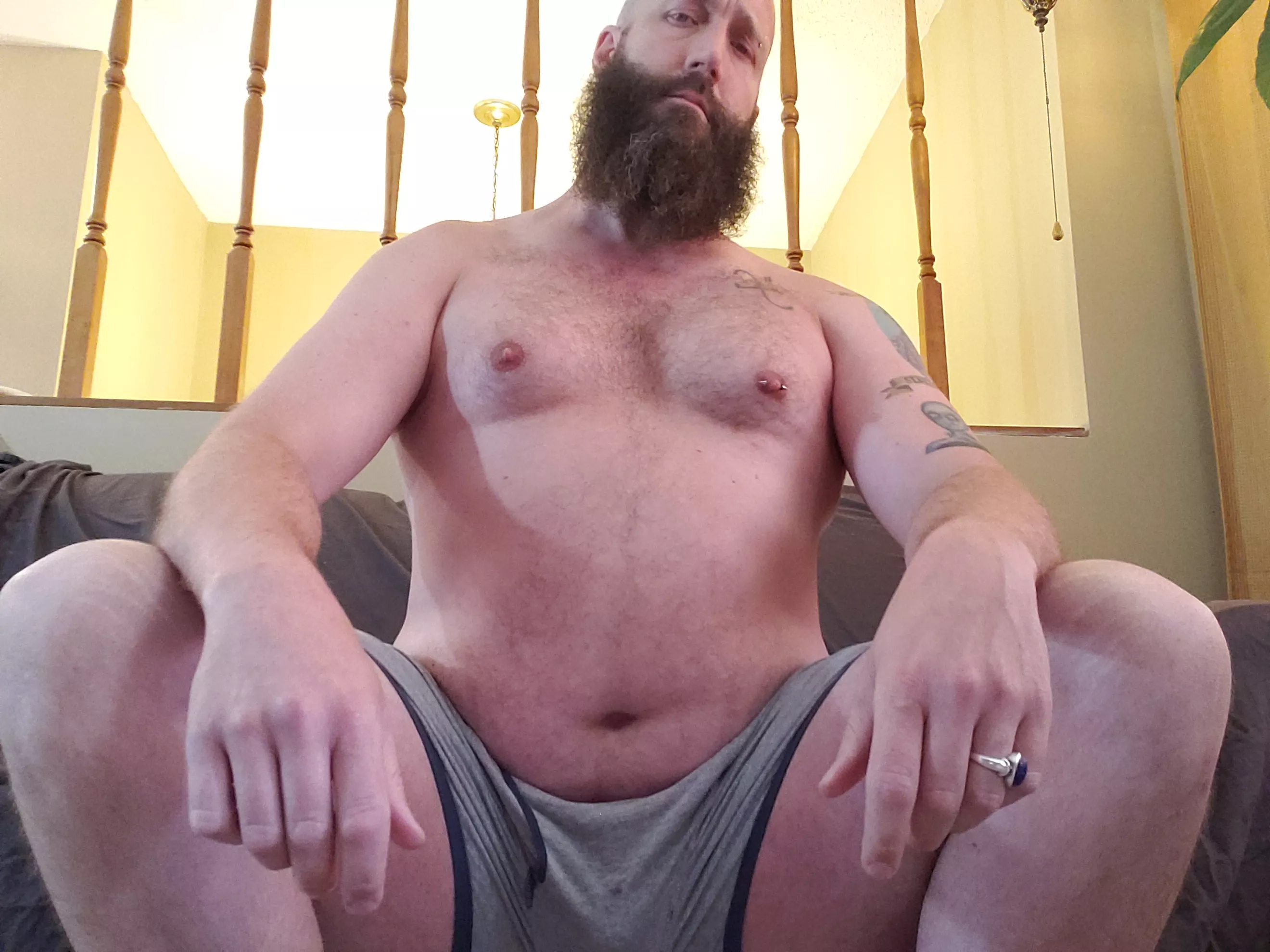 Be a good boy and kneel right here.