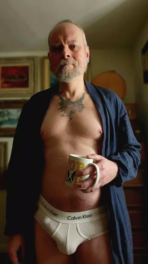 beard, coffee, and boner