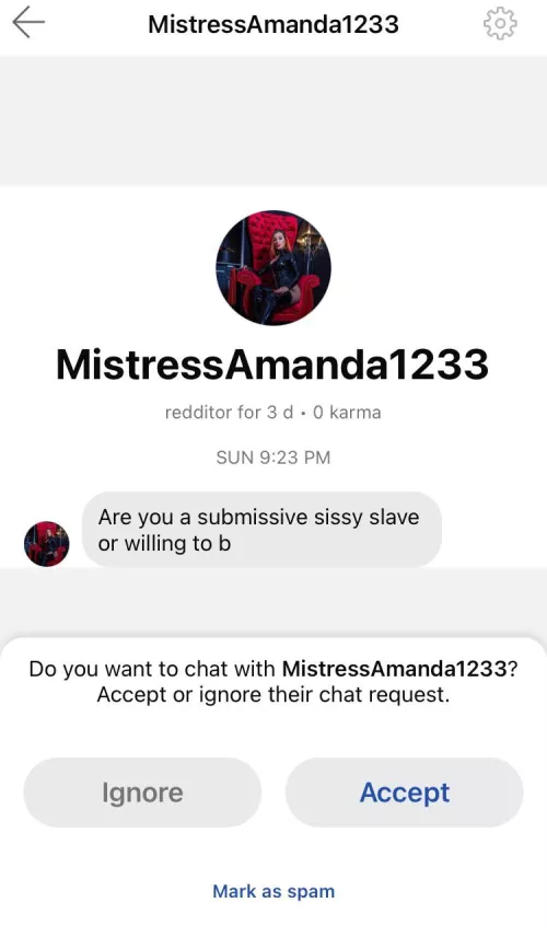 Bots I’d heard about them but I didn’t think they were really a problem until now I think the worst part is that nowhere have I even hinted about being a sissy or slave in any of my comments or anything