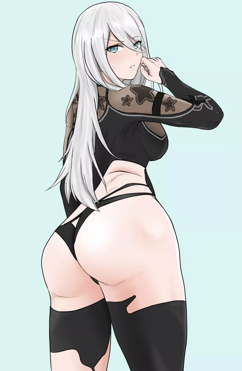 Caught staring by A2 (OC)