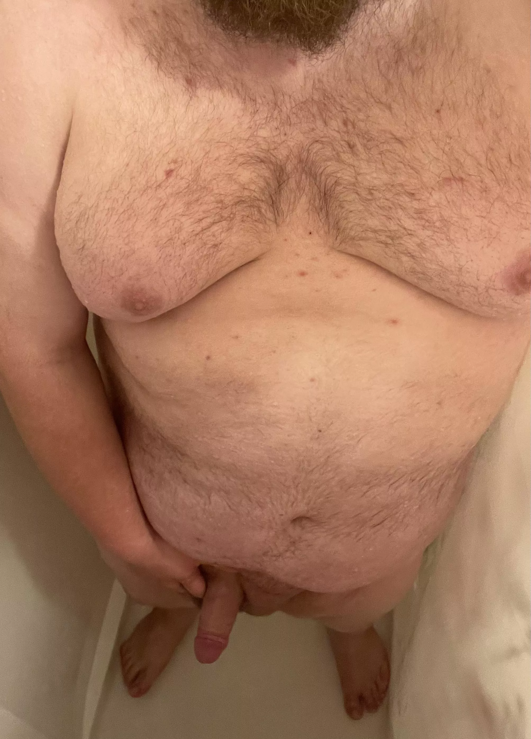 Cleaning off after work