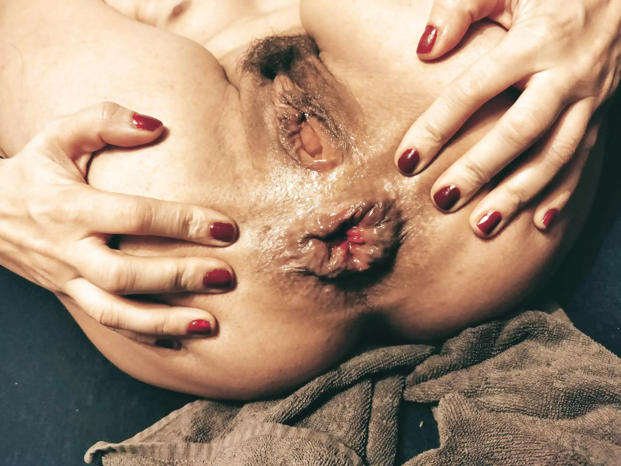 Dear gents! May I present my little slutty ass to you. It likes any kind, color, size of hard cocks. It is multiorgasmic, always wet and it doesn't need any preparation to be fucked. :)