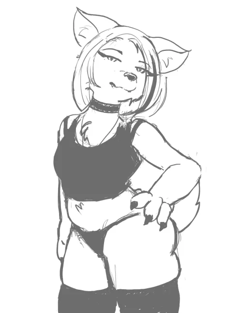 Don't usually draw furry stuff, but here ya go!