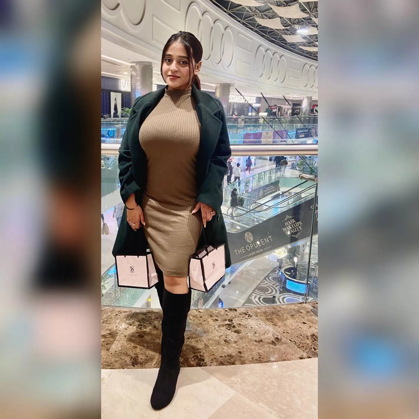 Enjoying some retail therapy