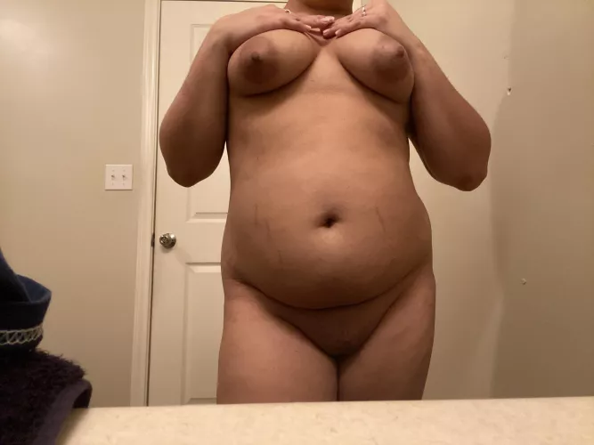 feeling down, so decided to show myself naked to get a boost!