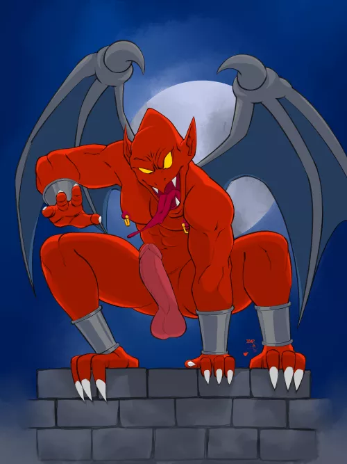 Firebrand from Gargoyle's Quest/Ghosts N' Goblins (LittleBitImpish)