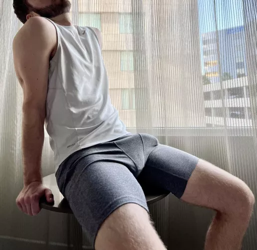 Having some fun in the hotel window :)