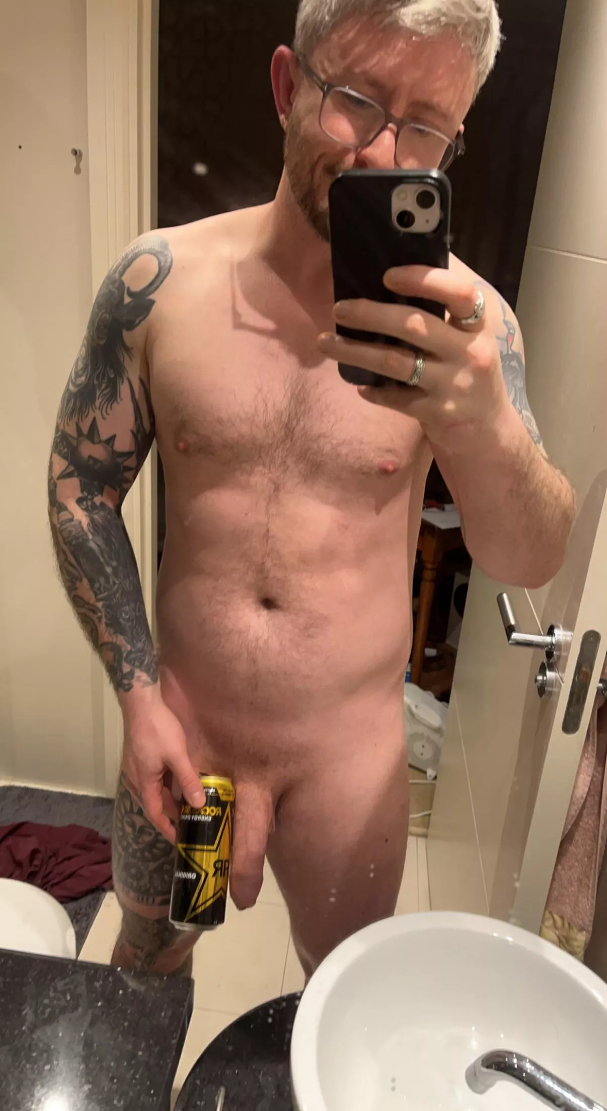 How much bigger you think it gets when it’s hard?